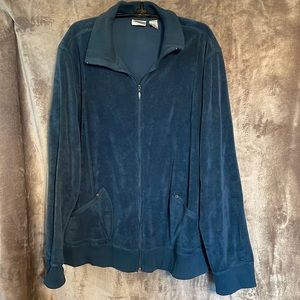 Spa Collection by Chico’s Size 3 (16) Long Sleeve Comfy Zipper Front Jacket
